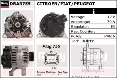 DRA3755 REMY Генератор