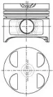 87-743107-30 NÜRAL Поршень