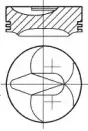 87-287107-30 NÜRAL Поршень