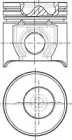87-123721-10 NÜRAL Поршень