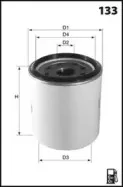 ELG5580 MECAFILTER Топливный фильтр
