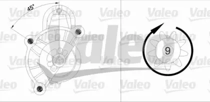 433303 VALEO Стартер