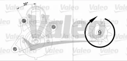 433307 VALEO Стартер
