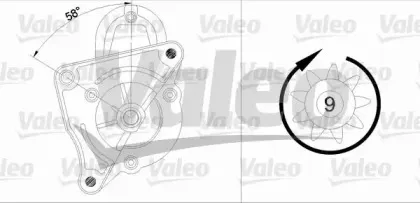 433321 VALEO Стартер