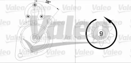 433334 VALEO Стартер