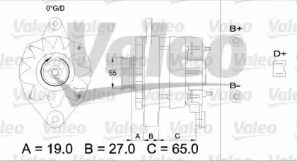 433463 VALEO Генератор