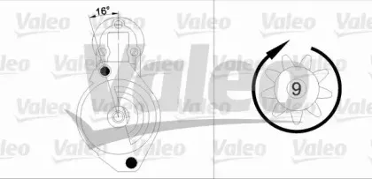 436006 VALEO Стартер