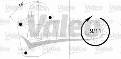 436033 VALEO Стартер
