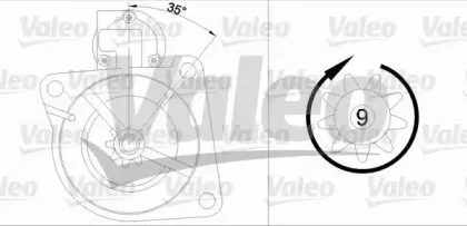 436044 VALEO Стартер