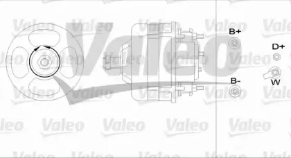 436377 VALEO Генератор