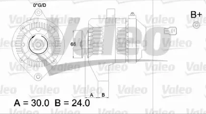 436497 VALEO Генератор