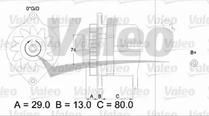 436506 VALEO Генератор