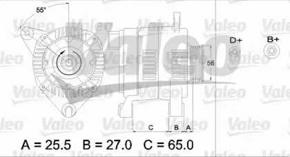 436669 VALEO Генератор