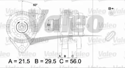 436753 VALEO Генератор