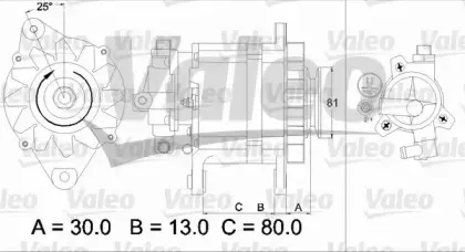 437135 VALEO Генератор