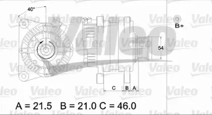 437407 VALEO Генератор