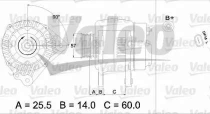 437419 VALEO Генератор