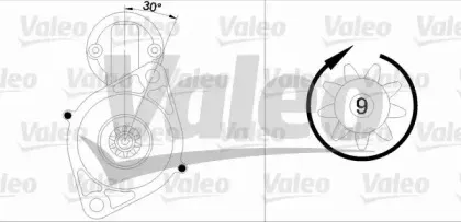 455574 VALEO Стартер
