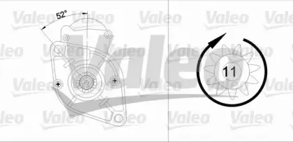 455595 VALEO Стартер
