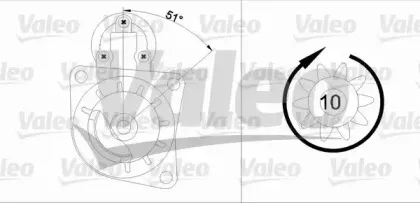 455726 VALEO Стартер