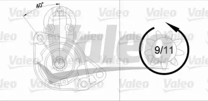 455727 VALEO Стартер