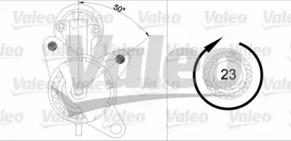 455894 VALEO Стартер