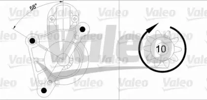455900 VALEO Стартер