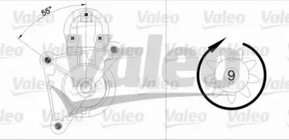 455937 VALEO Стартер
