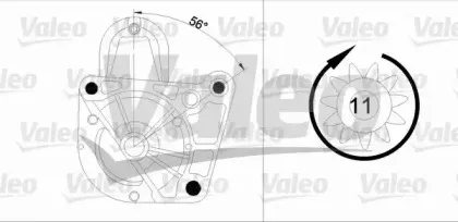 455976 VALEO Стартер