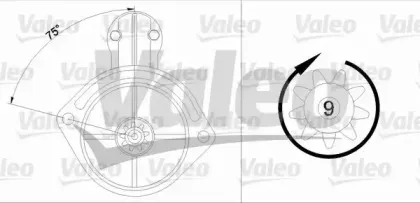 458161 VALEO Стартер