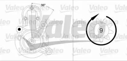 458204 VALEO Стартер