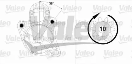 458207 VALEO Стартер