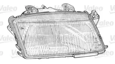 087344 VALEO Рассеиватель, основная фара