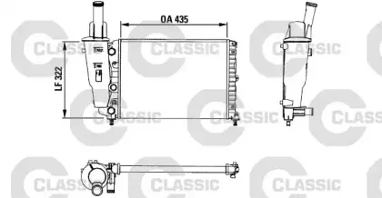 230976 VALEO Радиатор, охлаждение двигателя