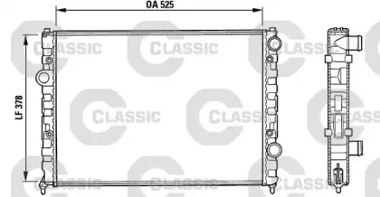 231005 VALEO Радиатор, охлаждение двигателя
