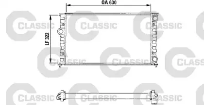231025 VALEO Радиатор, охлаждение двигателя