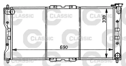 231073 VALEO Радиатор, охлаждение двигателя
