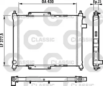 231815 VALEO Радиатор, охлаждение двигателя