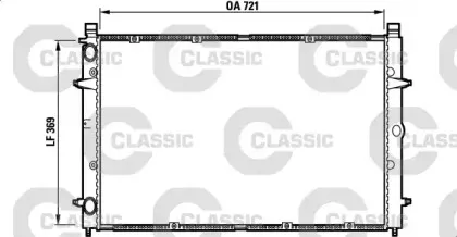 232397 VALEO Радиатор, охлаждение двигателя