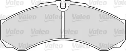 541683 VALEO Комплект тормозных колодок, дисковый тормоз
