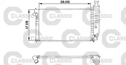 310919 VALEO Радиатор, охлаждение двигателя