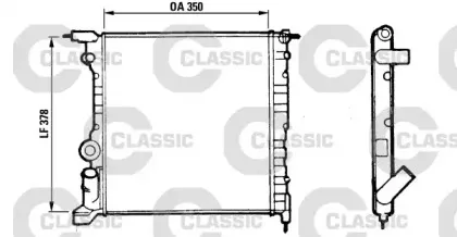 316656 VALEO Радиатор, охлаждение двигателя