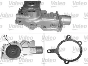 506284 VALEO Водяной насос