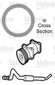 509738 VALEO Прокладка, трубопровод охлаждаю