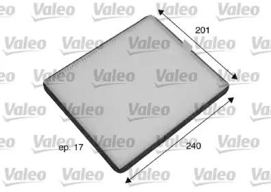 698773 VALEO Фильтр, воздух во внутренном пространстве