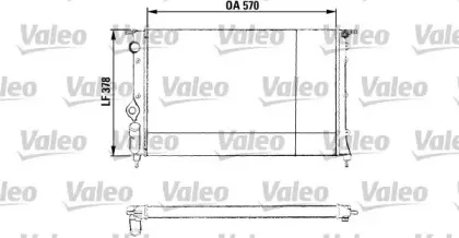 730551 VALEO Радиатор, охлаждение двигателя