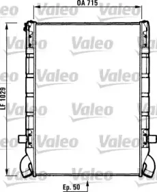 730637 VALEO Радиатор, охлаждение двигателя
