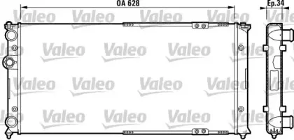 731264 VALEO Радиатор, охлаждение двигателя