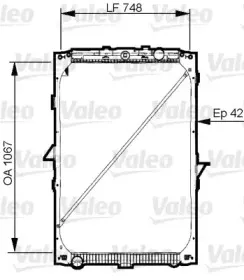 733544 VALEO Радиатор, охлаждение двигателя