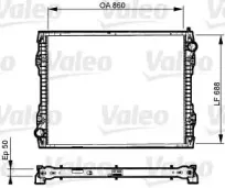 733546 VALEO Радиатор, охлаждение двигателя